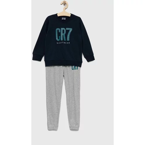 CR7 Cristiano Ronaldo Dječja pamučna pidžama boja: tamno plava, s tiskom