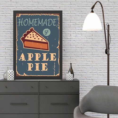 Wallity Uokvirena slika Pita od jabuka, 55x75 cm Cijene