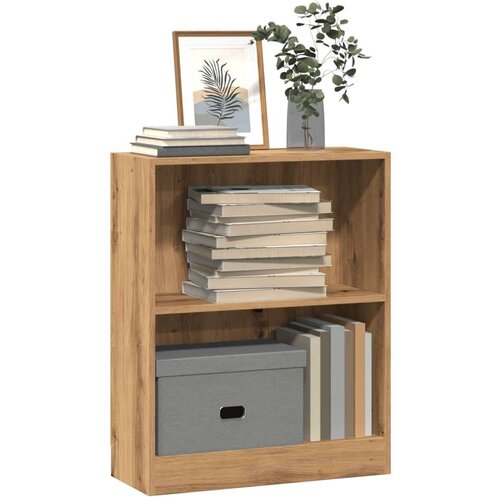 vidaXL Regal za knjige boja hrasta 60 x 24 x 76 cm konstruirano drvo Cijene