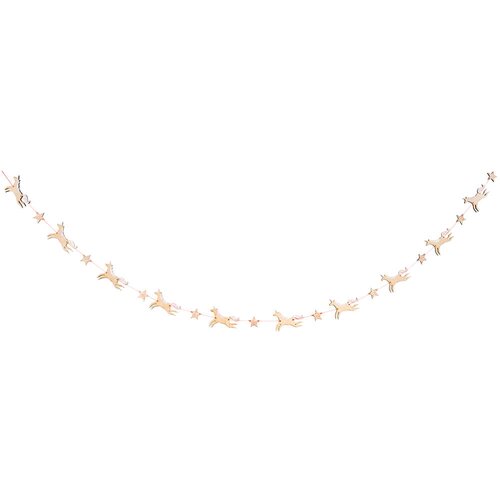 Meri Meri gerlanda wooden glitter unicorn Slike
