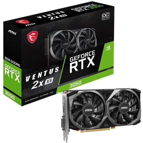 MSI NVidia RTX 3050 VENTUS 2X XS 8G OC, 8GB GDDR6, 128-bit, HDMI, DP Cijene
