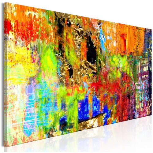  Slika - Colourful Abstraction (1 Part) Narrow 150x50 Slike