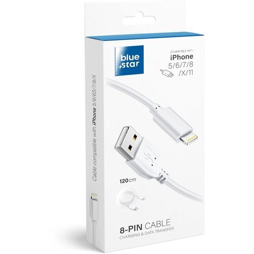 Blue Star lite kabl 3A usb a na lightning 1.2 m beli Cene