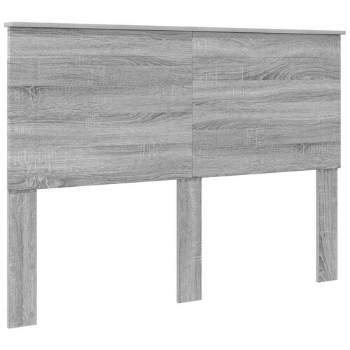  Okvir za krevet s uzglavljem Siva Sonoma 140 x 190 cm Slike