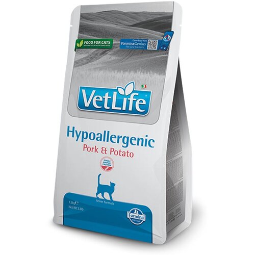 Vet Life Medicinska hrana za mačke Cat Hypo, Sinjetina i krompir, 1.5kg Slike