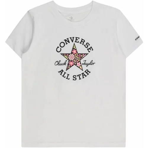 Converse Majica neonsko rumena / roza / črna / bela