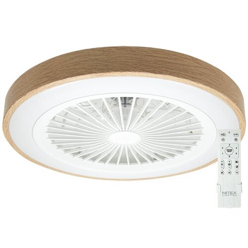 Mitea Lighting Ventilator boja drveta plafonski 20W sa svetlom LED CCT 25W sa daljinskim upravljačem MV5020-WD-2 Cene