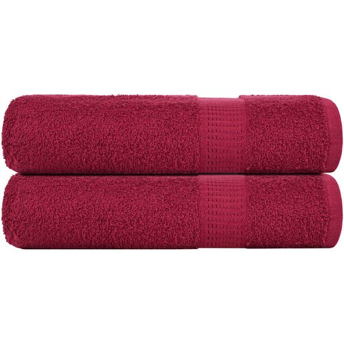 vidaXL Ručnici za tu&scaron;iranje FROGN 2 kom Bordeaux 70x140 cm 360 gsm - Bordo 70 x 140 cm 2 Cijene