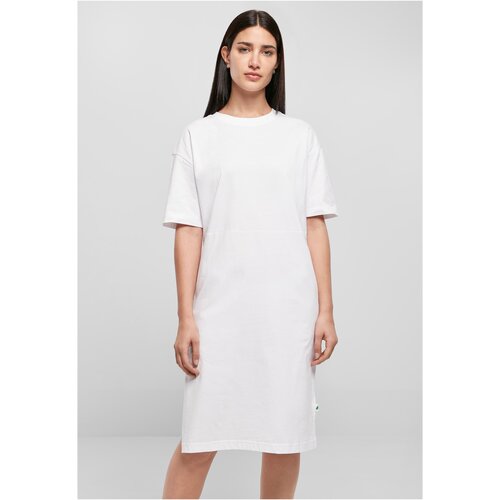Urban Classics Women&amp;#039;s dress with slit white Slike