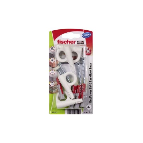 Fischer DuoPower 8x40 EasyHook Loop K (4) asortiman tipli 557927 1 Set Slike