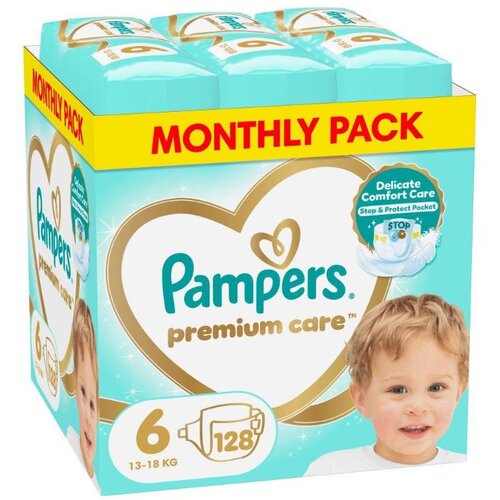 Pampers Plenice premium mesečno pakiranje S6 128/1 Cene