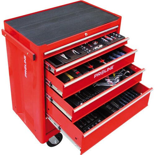Proline voziček za orodje + Profix 33116 193 delni set orodja Slike