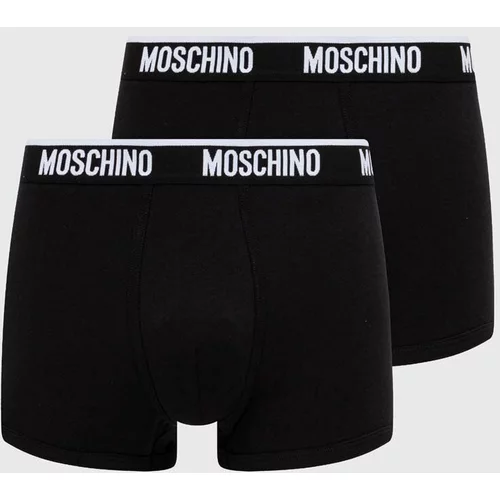 Moschino Underwear Bokserice 2-pack za muškarce, boja: crna, 241V1A13144406