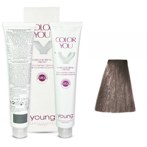 YOUNG Farba za kosu No 7.1 Ash blond, 100ml Cene