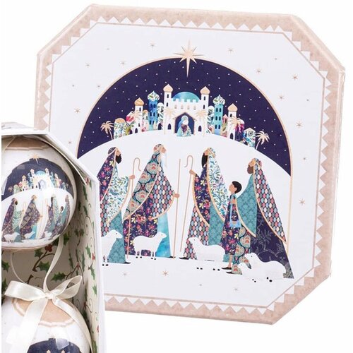  Globuri de Crăciun Pisana Polyfoam Sveta Tri Kralja 7,5 x 7,5 x 7,5 cm (5 kom.) Slike