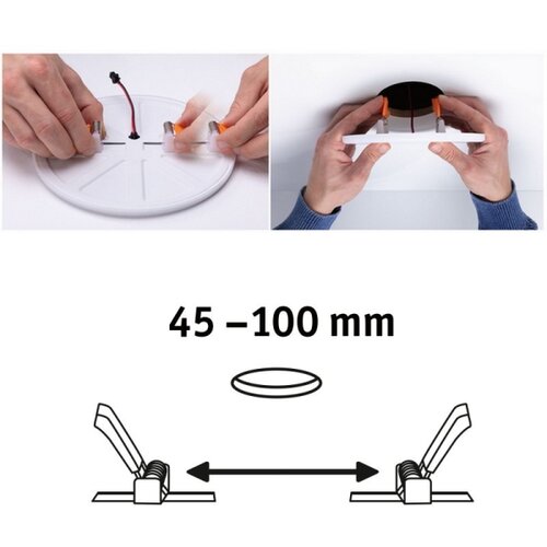 PAULMANN 92388 - LED/8,5W IP44 Kupatilsko ugradno plafonsko svetlo VARIFIT 230V Slike