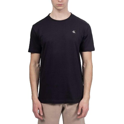 Calvin Klein Jeans Majice s kratkimi rokavi T-shirt coupe regular noir Črna Cene
