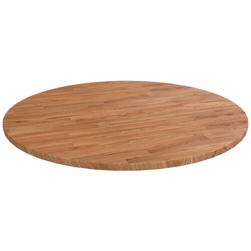 VidaXL Okrugla stolna ploča smeđa &amp;Oslash; 90 x 1,5 cm tretirana hrastovina Slike