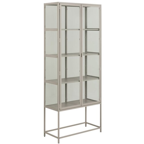 Actona siva vitrina 77x186x35 cm seaford &amp;ndash; Slike