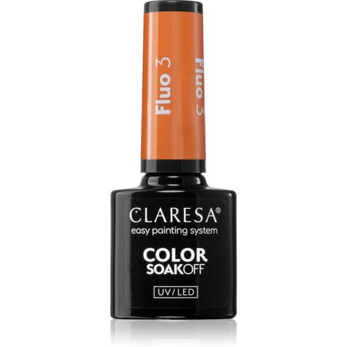 Claresa SoakOff UV/LED Color Fluo gel lak za nohte odtenek 3 5 g Cene