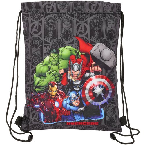 Torba-ruksak s Trakama The Avengers Vendetta Crna 26 x 34 x 1 cm Slike