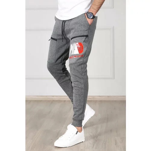Madmext Men's Smoked Printed Tracksuit 4208