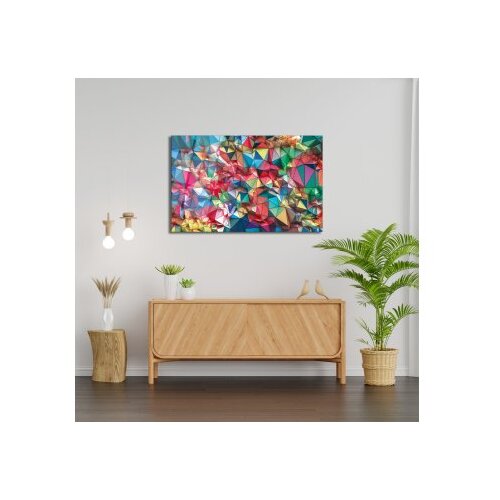 WALLXPERT dekorativna slika od kaljenog stakla mozaik (0439) 72 x 46cm Slike