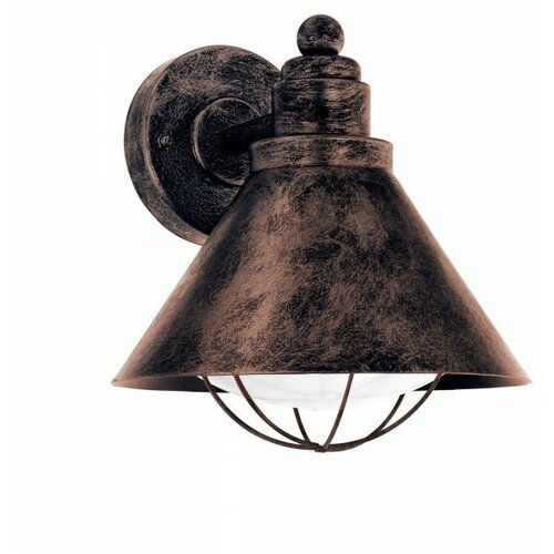 Eglo barrosela spoljna zidna lampa/1, e27, čelik/bakar antik Slike