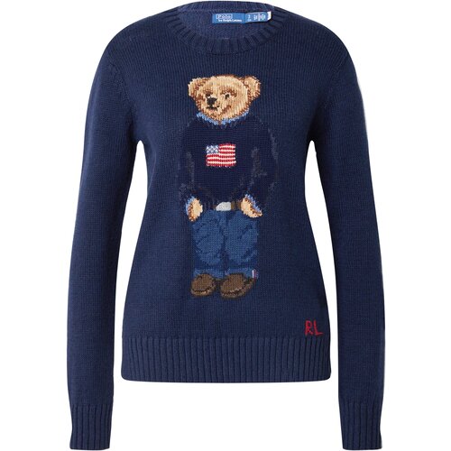 Polo Ralph Lauren Pulover bež / mornarska / rjava / rdeča Slike