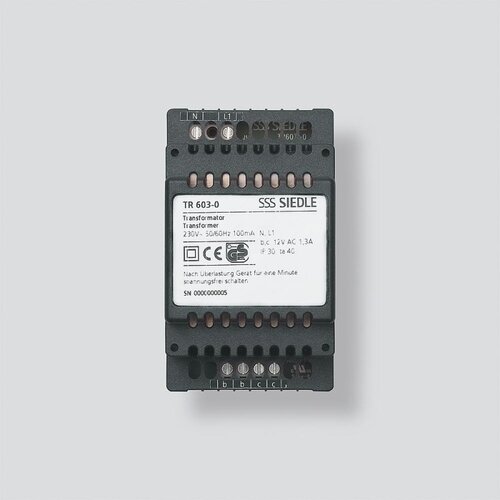 Siedle&amp;amp;S&amp;ouml;hne siedle &amp;amp; sons trafo tr 603-0, (20830924) Slike