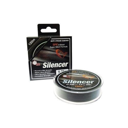 Savage Gear struna sg HD8 silencer 8-BRAID 120M green 0/32MM Slike
