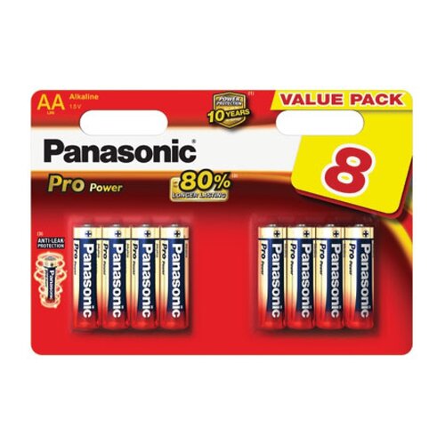 Panasonic pro power LR6PPG-8BW aa 1.5V alkalne baterije (8kom.) Cijene