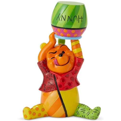 Romero Britto Winnie Whe Pooh With Honey Mini Figurine Slike