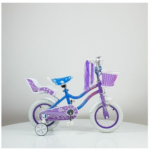 Aristom dečiji bicikl „snow princess“ model 716-12″ ljubičasto-plava Slike