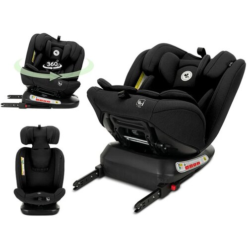 Lorelli auto sedi&amp;scaron;te i-Capella Black, 40-150cm Isofix Slike