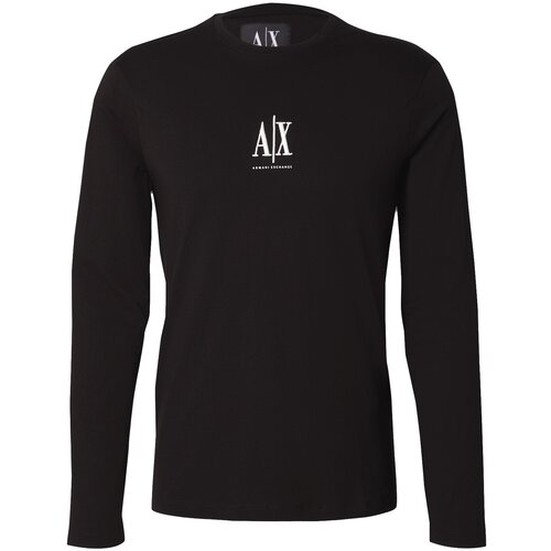 Armani Exchange Majica crna / bijela Slike