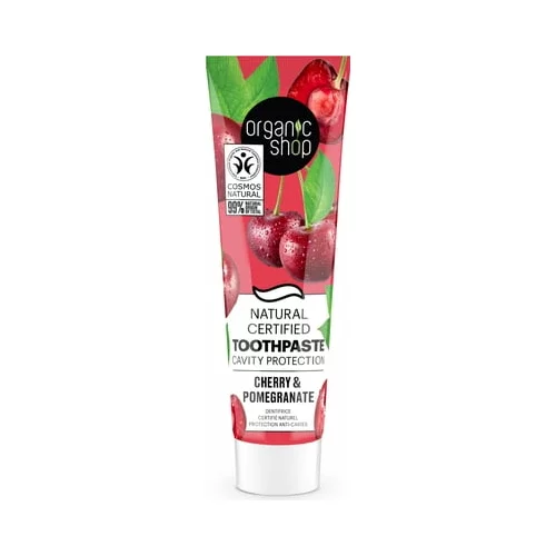 Organic Shop toothpaste cavity protection