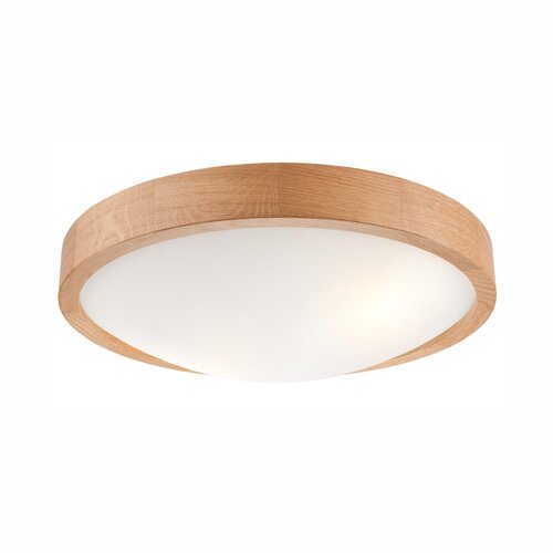  plafonska lampa oak slim 2xE27/60W/230V hrast, prečnik 37 cm Cene
