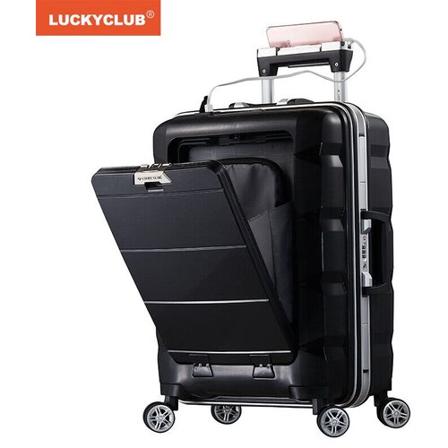  lucky club kofer, 61cm, crni Cene