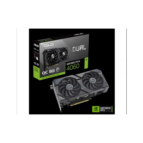 Asus VGA DUAL-RTX4060-O8GNVIDIA GeForce RTX 40608GB GDDR6 128bit;HDMI,3xDP Cijene