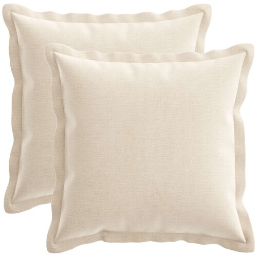  Presvlaka za jastuk 2 kom. HOUTEN Krem 30 x 30 cm Slike