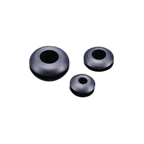 TRU COMPONENTS TC-GMR1108203 kabelska uvodnica otvoreno Stezaljka Ø (maks.) 7.8 mm Debljina ploče (maks.) 3 mm PVC crna 100 St. Cijene