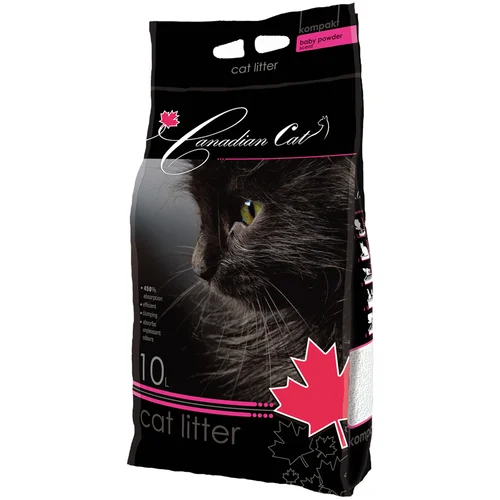 Benek Canadian Cat baby puder - 10 l (oko 8 kg)