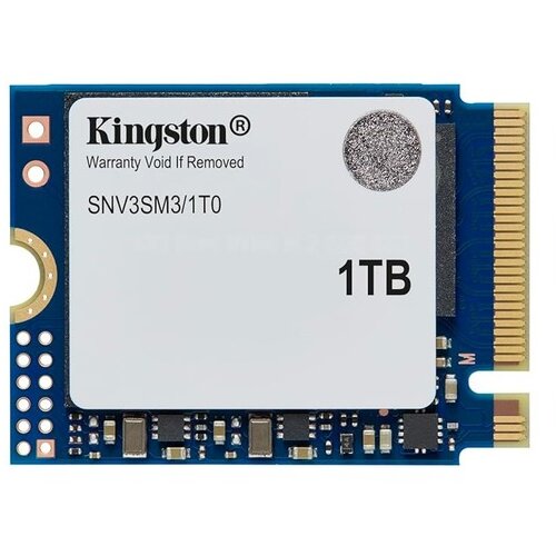 Kingston SSD 1TB NV3 M.2 2230NVMe PCIe Gen 4.0x4R/W : 6000/4000MB/s Slike