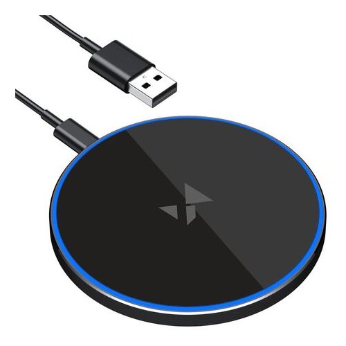 Wozinsky WLI-01Y 15W Qi bežični punjač s USB-C kabelom crni Slike