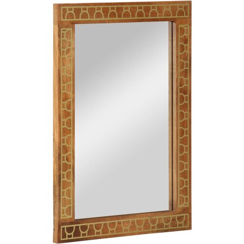 vidaXL Kupaonsko ogledalo 50 x 70 x 2,5 cm masivno drvo manga i staklo Cijene