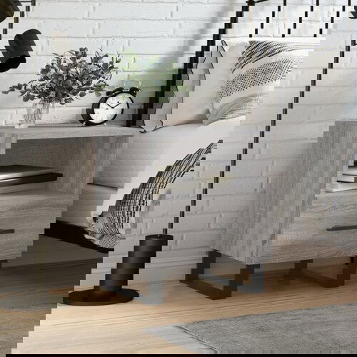 vidaXL Nočna omarica siva sonoma 40x35x47,5 cm inženirski les Cene