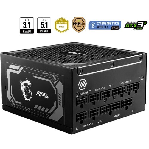 MSI MAG A1000GL PCIE5 1000W napajanje Cene