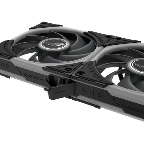Asus rog eurux GR120 fan argb black 3IN1 crni ventilator Slike