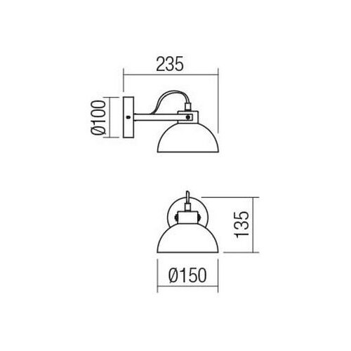  Redo 04-510 - Dečije zidno svetlo EOLO 1xE27/42W/230V Slike